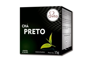 SACHE CHÁ PRETO 15g - Q-VITA