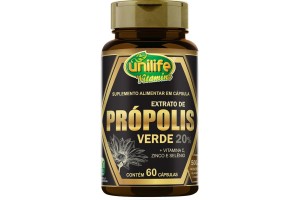 Extrato de Própolis Verde 60 cápsulas - Unilife