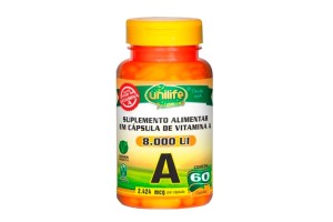 Vitamina A Retinol 60 Cápsulas - Unilife