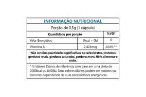 Vitamina A Retinol 60 Cápsulas - Unilife