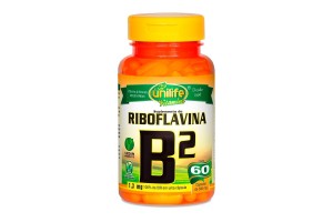 Vitamina B2 Riboflavina 60 Cápsulas - Unilife