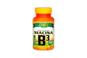 Vitamina B3 Niacina 60 Cápsulas - Unilife