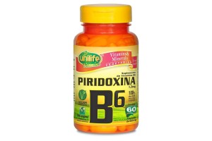 Vitamina B6 Piridoxina Unilife - 60 Cápsulas