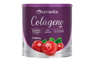 COLÁGENO SKIN SABOR CRANBERRY 300g - SANAVITA