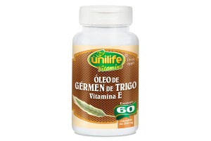 Óleo de Gérmen de Trigo + Vit E 60 Cápsulas - Unilife