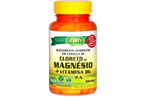Cloreto De Magnésio Pa + Vit B6 120 Cápsulas - Unilife