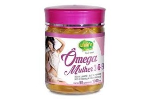 Ômega 3, 6, 9 Mulher 1000mg 60 Cápsulas - Unilife
