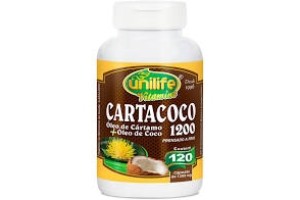 Cartacoco Óleo de cártamo + Coco 120 cápsulas - Unilife