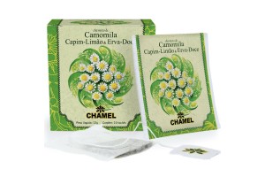 CHÁ CAPIM LIMÃO,CAMOMILA E ERVA DOCE SACHE - CHAMEL