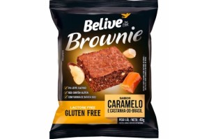 BROWNIE CARAMELO E CASTANHA DO PARÁ - BELIVE