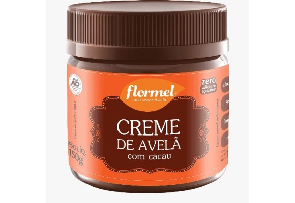 CREME DE AVELÃ COM CACAU 150g - FLORMEL