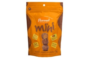 MINI BOMBOM CROCANTE COM CARAMELO - FLORMEL
