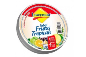 BALAS ZERO AÇÚCAR SABOR FRUTAS TROPICAIS - LOWÇUCAR