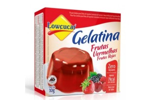 GELATINA ZERO AÇÚCAR SABOR FRUTAS VERMELHAS - LOWÇUCAR