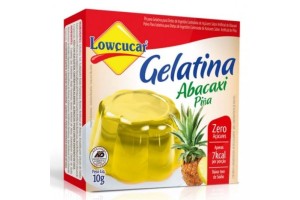 GELATINA ZERO AÇÚCAR SABOR ABACAXI - LOWÇUCAR
