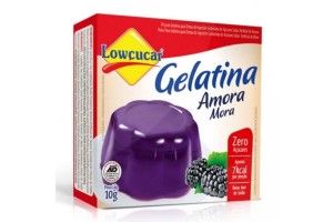 GELATINA ZERO AÇÚCAR SABOR AMORA - LOWÇUCAR