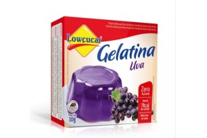 GELATINA ZERO AÇÚCAR SABOR UVA - LOWÇUCAR.