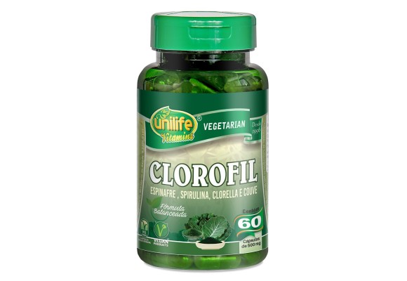Clorofil 60 Cápsulas - Unilife