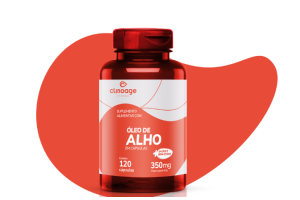 Óleo de Alho 350mg 120 Cápsulas - Clinoage