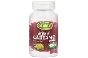 Óleo de Cártamo 1000mg 60 Cápsulas - Unilife