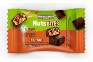BOMBOM NUTSBITES VEGANO - BANANA BRASIL