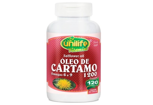 Óleo de Cártamo 120 Cápsulas - Unilife
